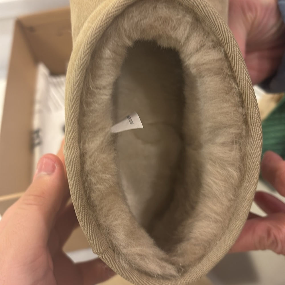 NWT uggs Mens classic ultra mini color mustard - Picture 3 of 3